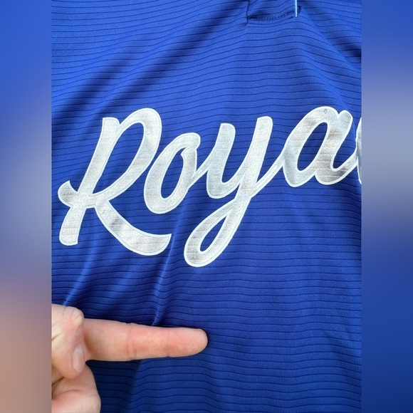 Blue KC Royals Jersey T-Shirt - Picture 6 of 6
